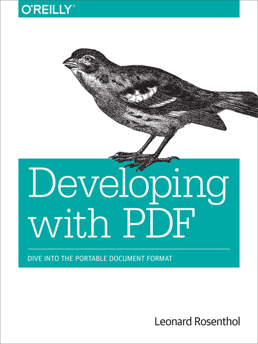 Title details for Developing with PDF by Leonard Rosenthol - Wait list